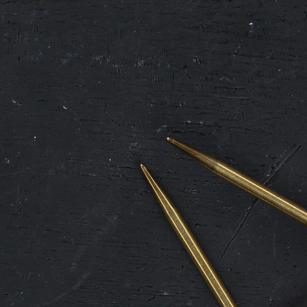 Addi 2,5 Mm 50 Cm Klasik Uzun Uçlu Misinalı Örgü Şişi - 755-7