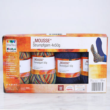 CREATELLI 4'lü Çorap İpi Kiti - 002