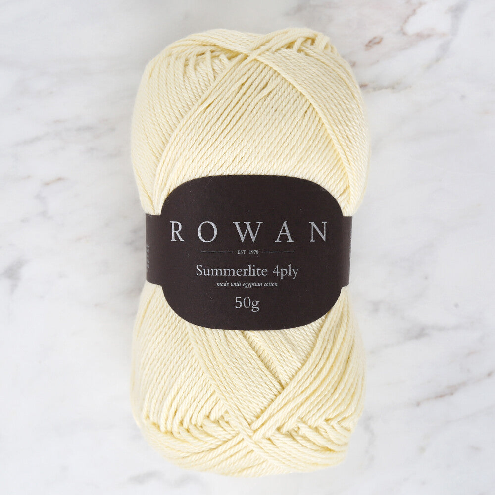Rowan Summerlite 4Ply 50gr Açık Sarı El Örgü İpi - 00421