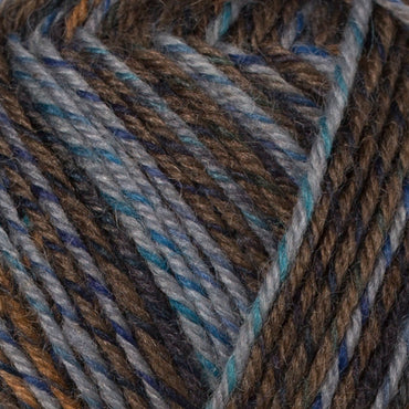 SMC Regia 4-ply 50gr Kahverengi Ebruli Çorap İpliği - 9801281-03733