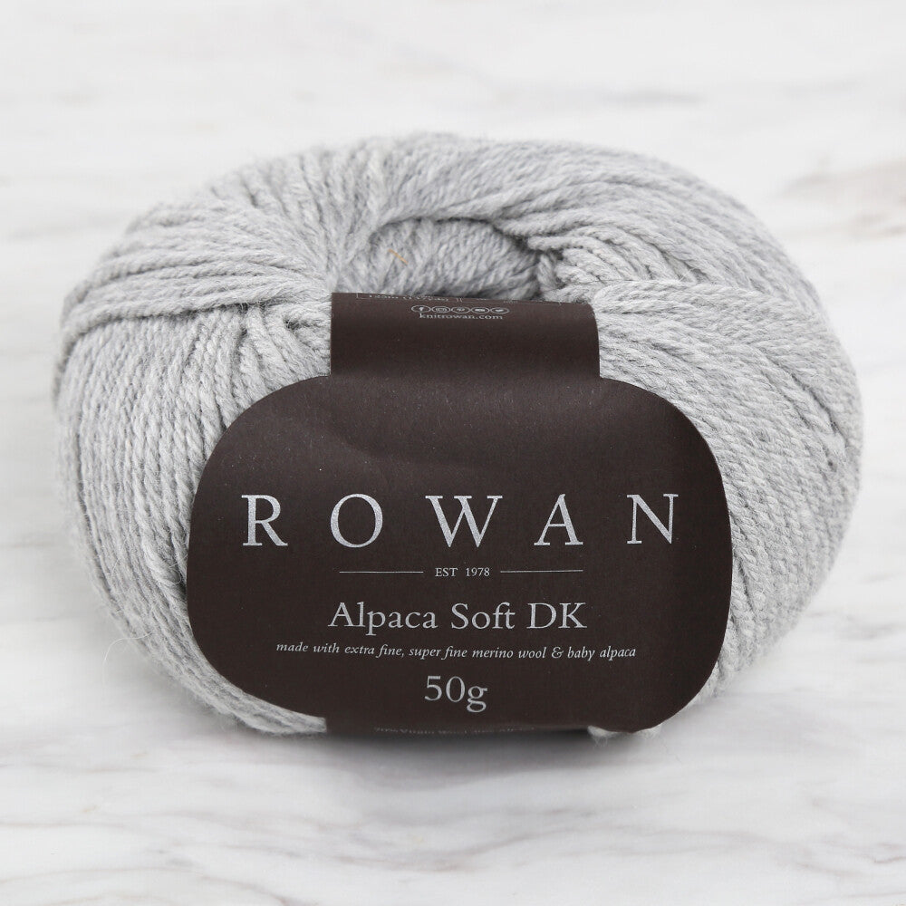 Rowan Alpaca Soft DK 50gr Gri El Örgü İpi - 00210