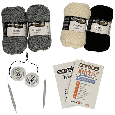 SMC Earebel KnitKit Bluetoothlu Bere Kiti Koyu Gri - 00002