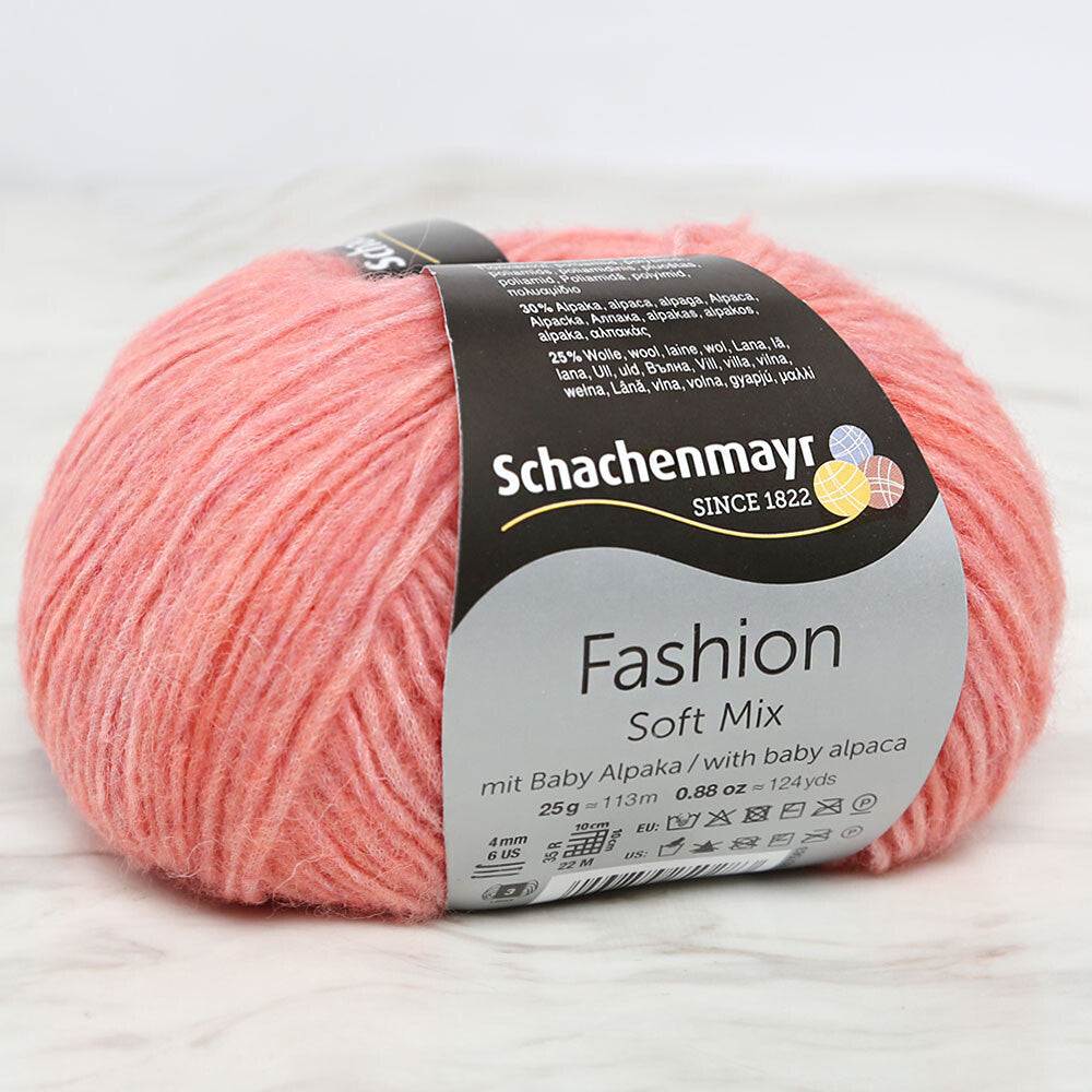 mispiga　ASKAPREMIUM SYMPHONICCONC2018 Schachenmayr Fashion Soft Mix Mercan 25 gr El Örgü İpi - 00033