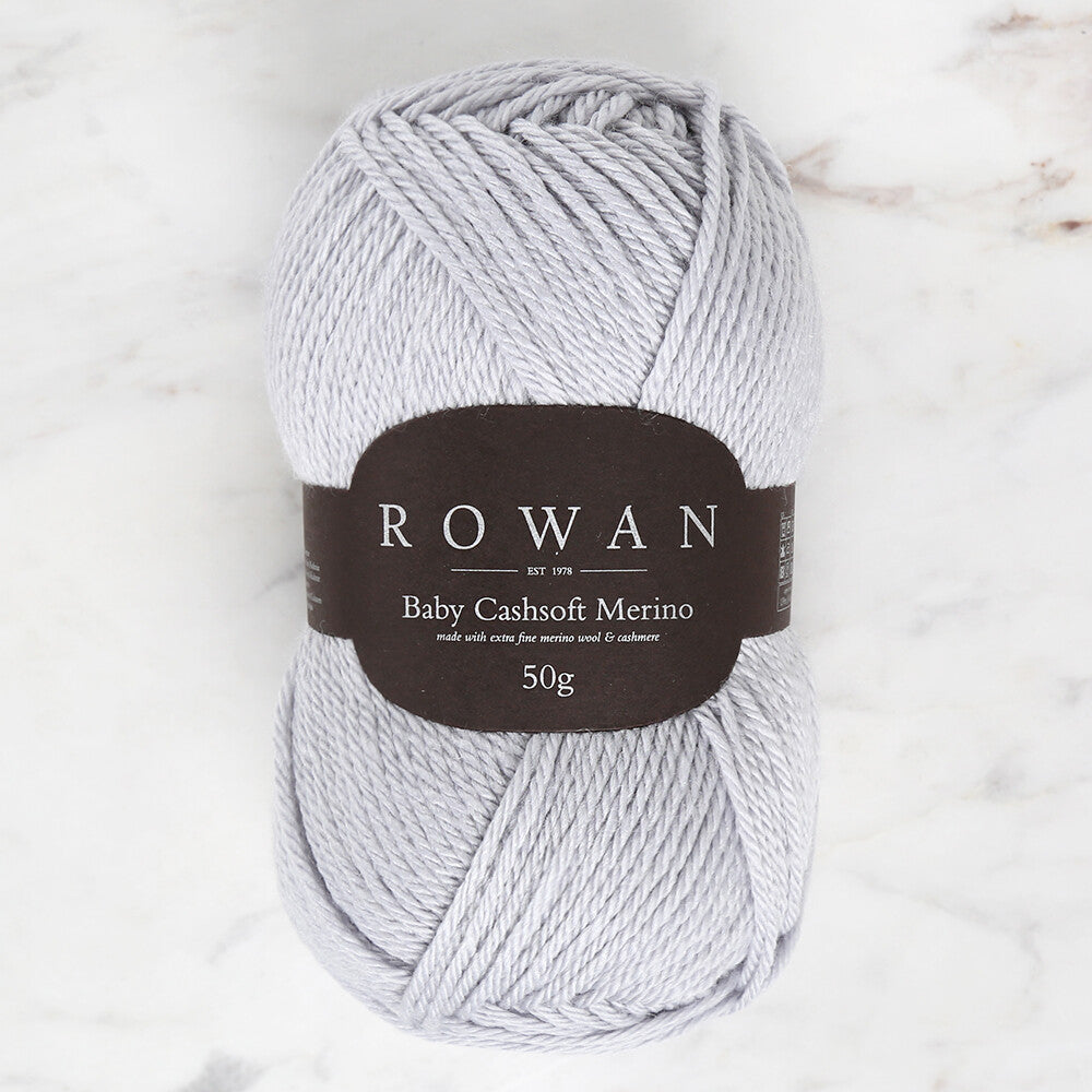 Rowan Baby Cashsoft Merino 50gr Açık Gri El Örgü İpi - 00106