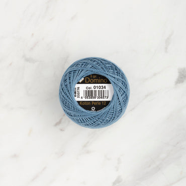 Domino Koton Perle 5gr Mavi No:12 Nakış İpliği - 4590012-01034
