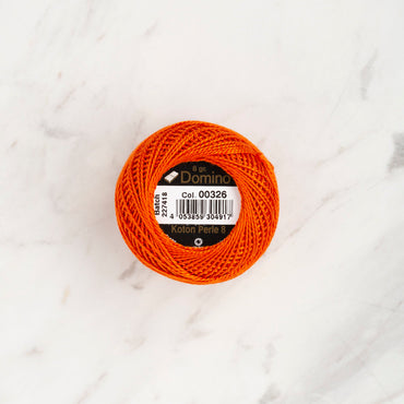 Domino Koton Perle 8gr Kiremit No:8 Nakış İpliği - 4598008-00326