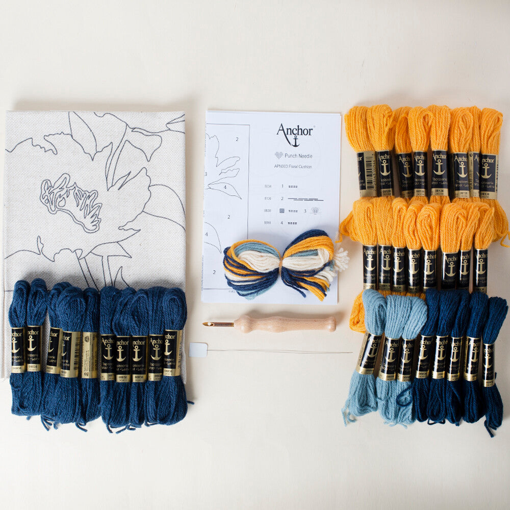 Anchor Çiçek ve Yaprak Punch kiti 30 x 30 cm - APN003