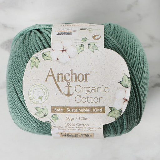 Anchor Organic Cotton Yeşil El Örgü İpi - SH 00071
