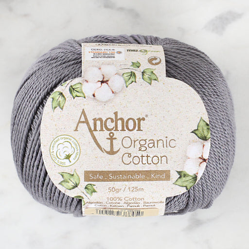 Anchor Organic Cotton Koyu Gri El Örgü İpi - SH 06041