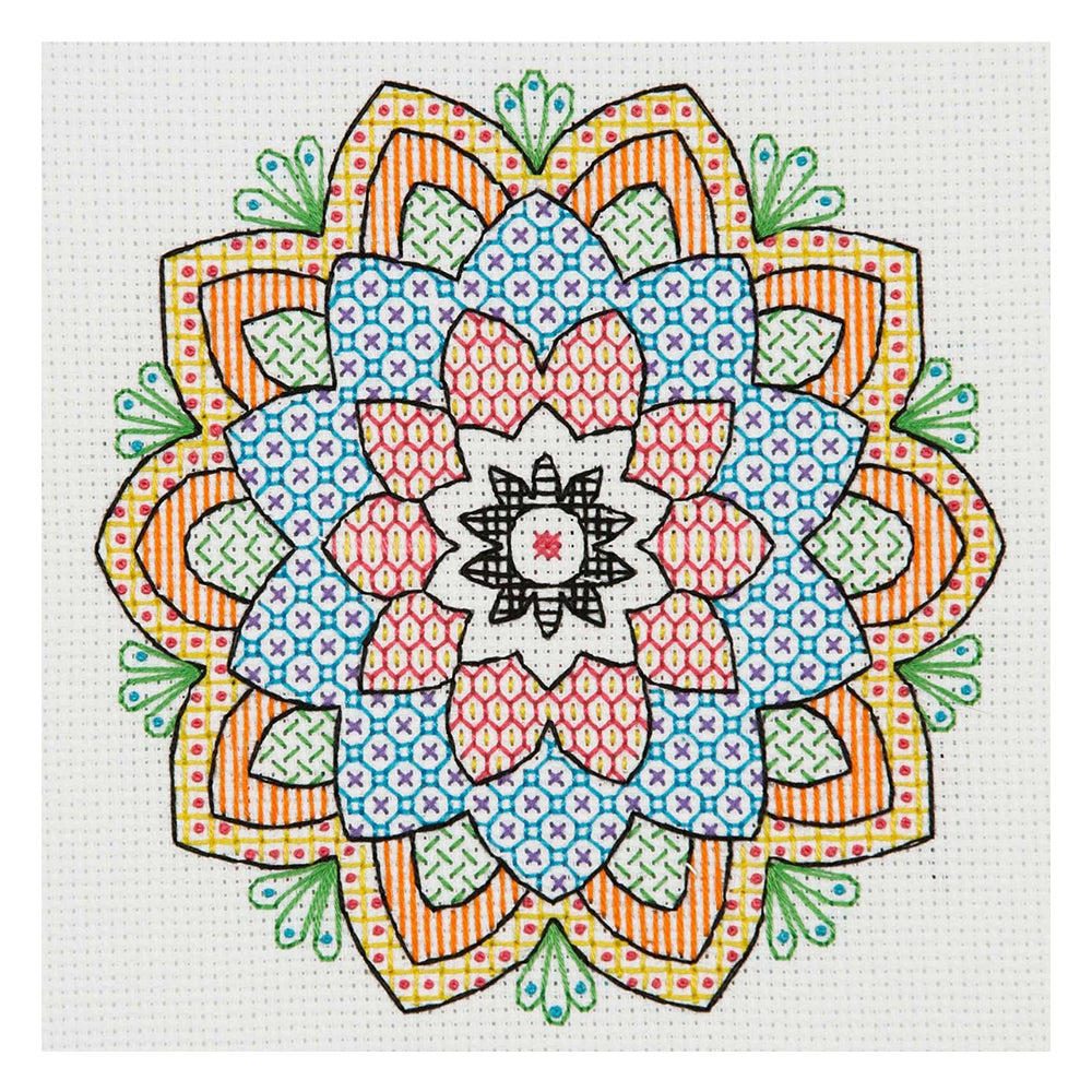 Anchor Modern Blackwork Kit - Mandala - ABW0010