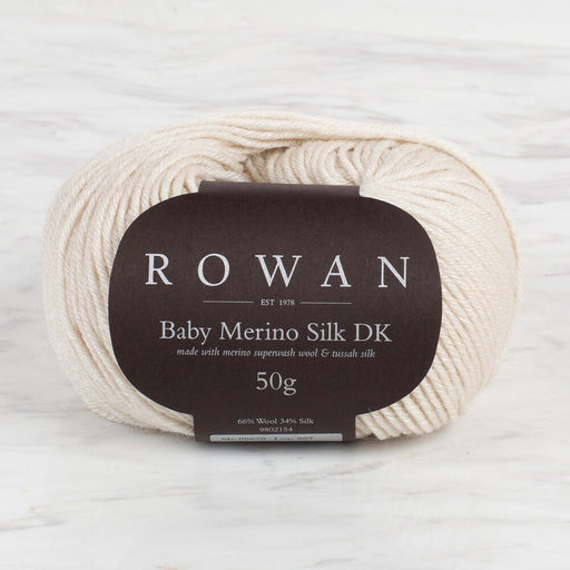 Rowan Baby Merino Silk Dk 50 gr Krem El Örgü İpi - 00670