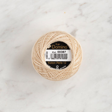 Domino Koton Perle 5gr Krem No:12 Nakış İpliği - 4590012-387
