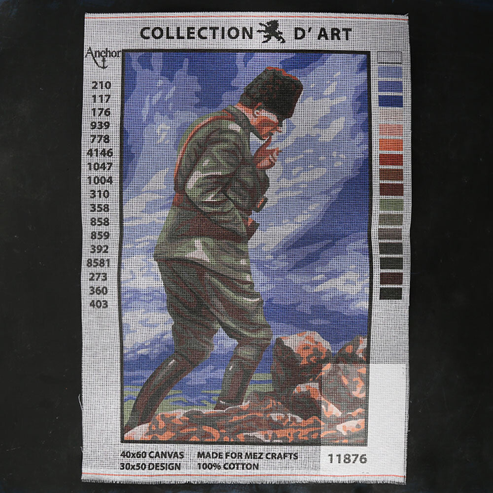 Collection Dart 30x50 cm Atatürk Baskılı Goblen 11876