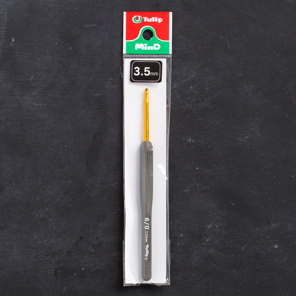 Tulip Etimo 3,5 mm 14 cm Kahverengi Yumuşak Saplı Yün Tığ - T15-600e