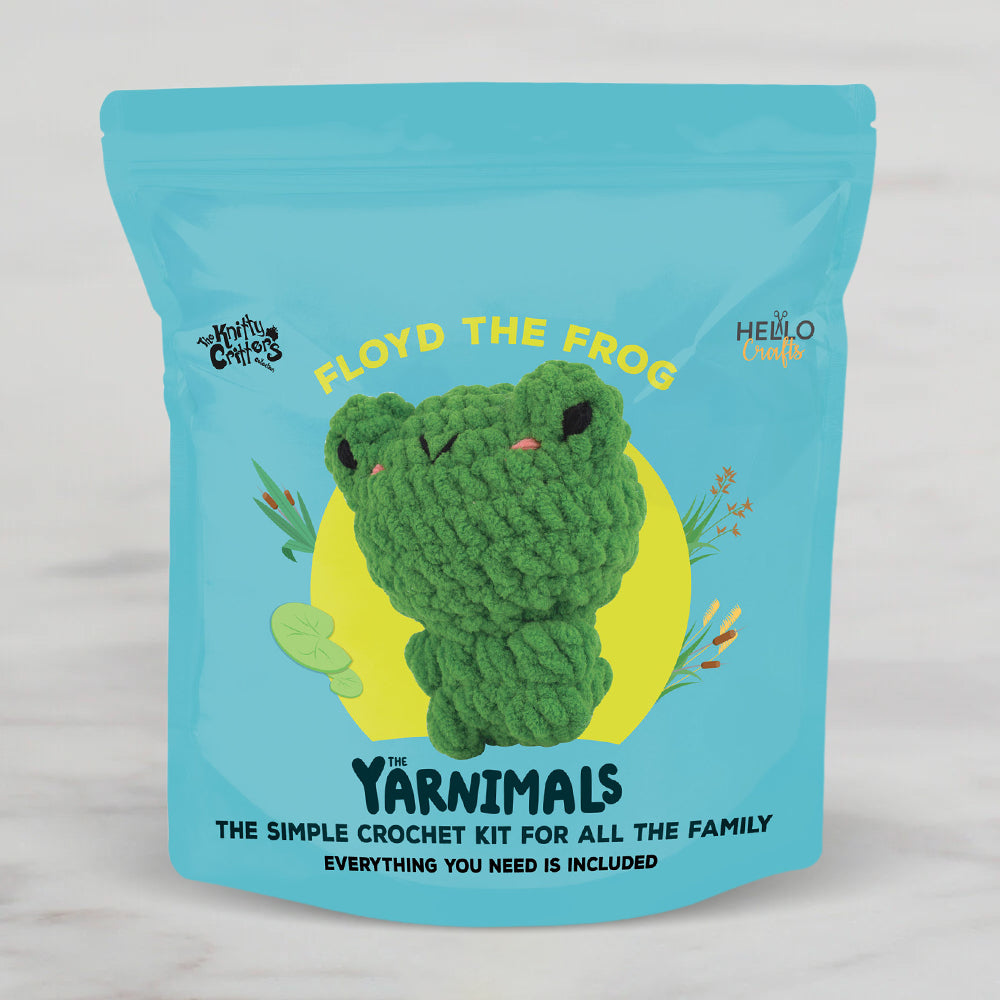 Hello Crafts Yarnimals Amigurumi Kiti - Floyd The Frog - YN001