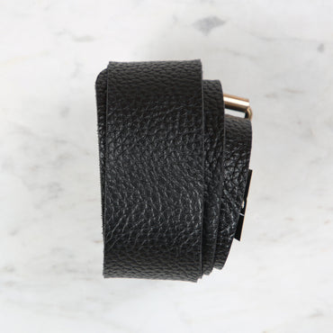 Knitme Kemer Tokalı Çanta Askısı 125x4 cm Siyah BA-0005