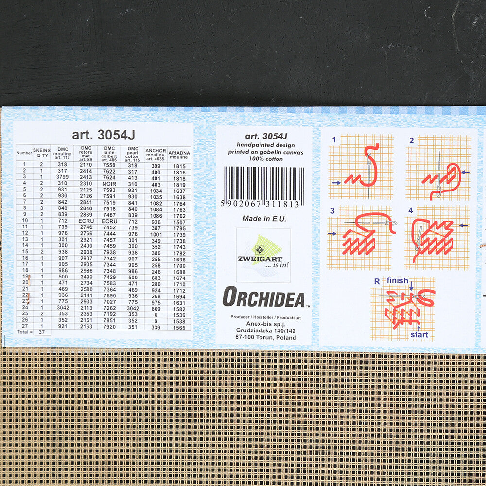 Orchidea 30x40 cm After Robert Atkinson Fox A Grizzled Old Grizzly Baskılı Goblen 3054J