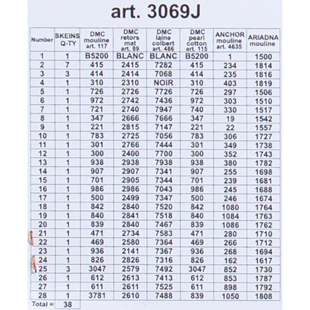 ORCHİDEA 30 x 40 cm Sepet Dolusu Çiçek Baskılı Goblen 3069J