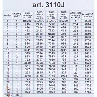 ORCHİDEA 30 x 40 cm Mutluluk Bahçesi Baskılı Goblen 3110J