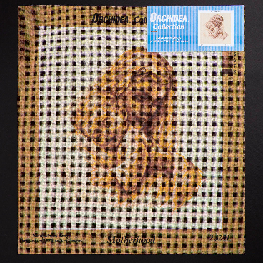 ORCHİDEA 40 x 40 cm Anne Kucağı Baskılı Goblen 2324L