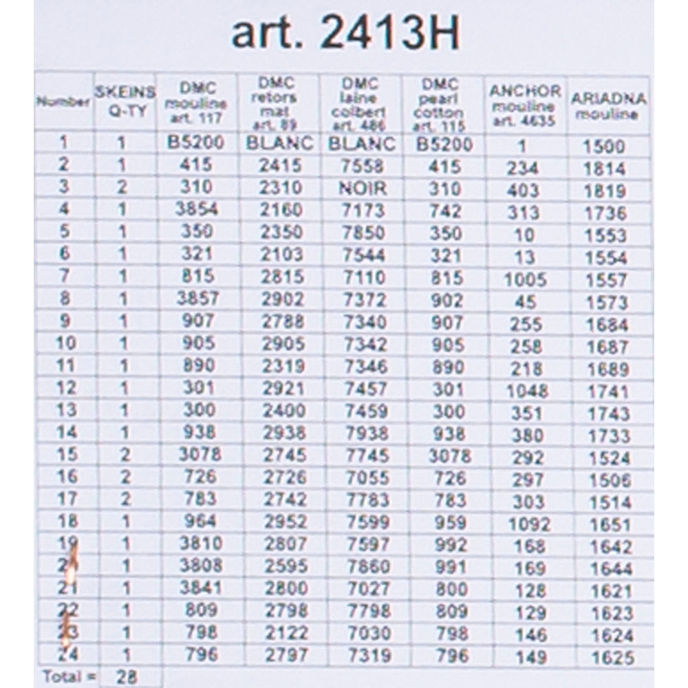 Orchidea 24x30cm Sepette Çiçekler Baskılı Goblen - 2413H