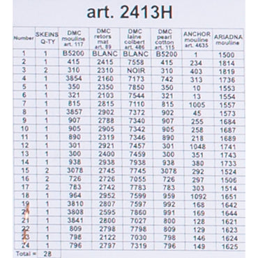 Orchidea 24x30cm Sepette Çiçekler Baskılı Goblen - 2413H