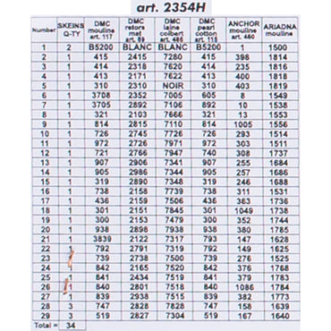 Orchidea 24x30cm Sepette Çiçekler Baskılı Goblen - 2354H