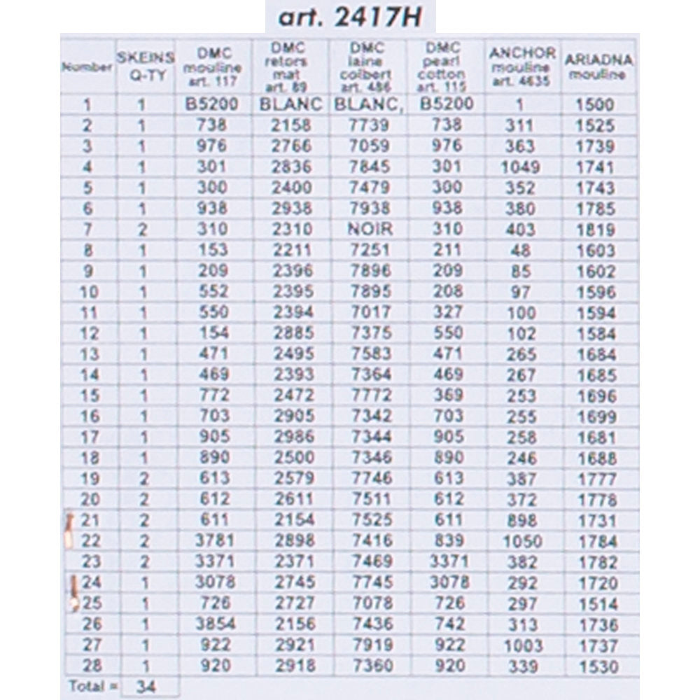 Orchidea 24x30cm Üzümler Baskılı Goblen - 2417H