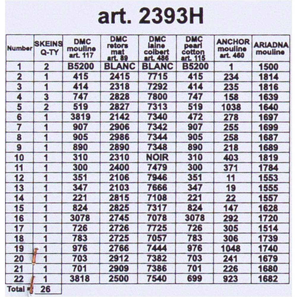 ORCHİDEA 24 x 30 cm Tarlada Yaz Baskılı Goblen 2393H