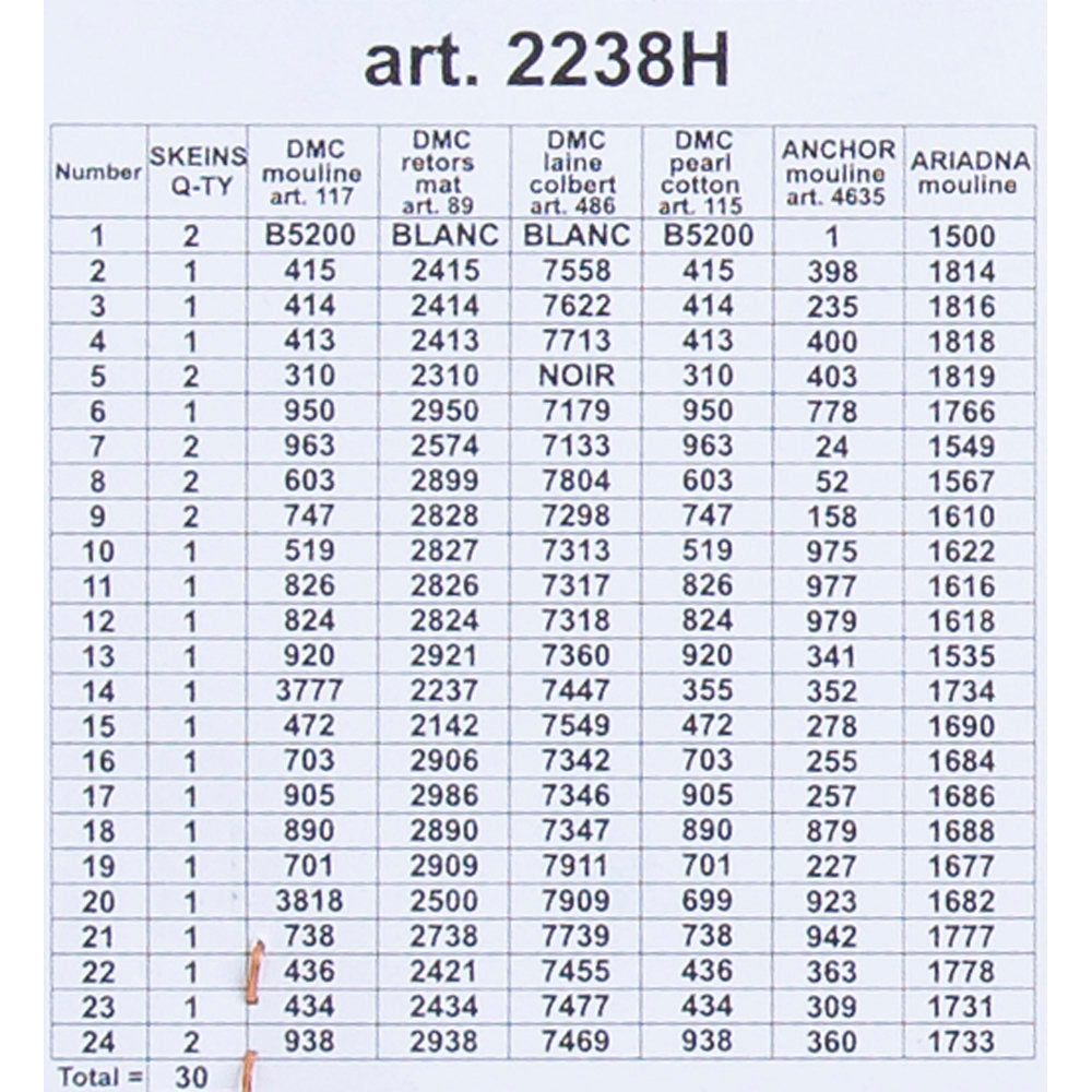 ORCHİDEA 24 x 30 cm Bahar kulübesi Baskılı Goblen 2238H