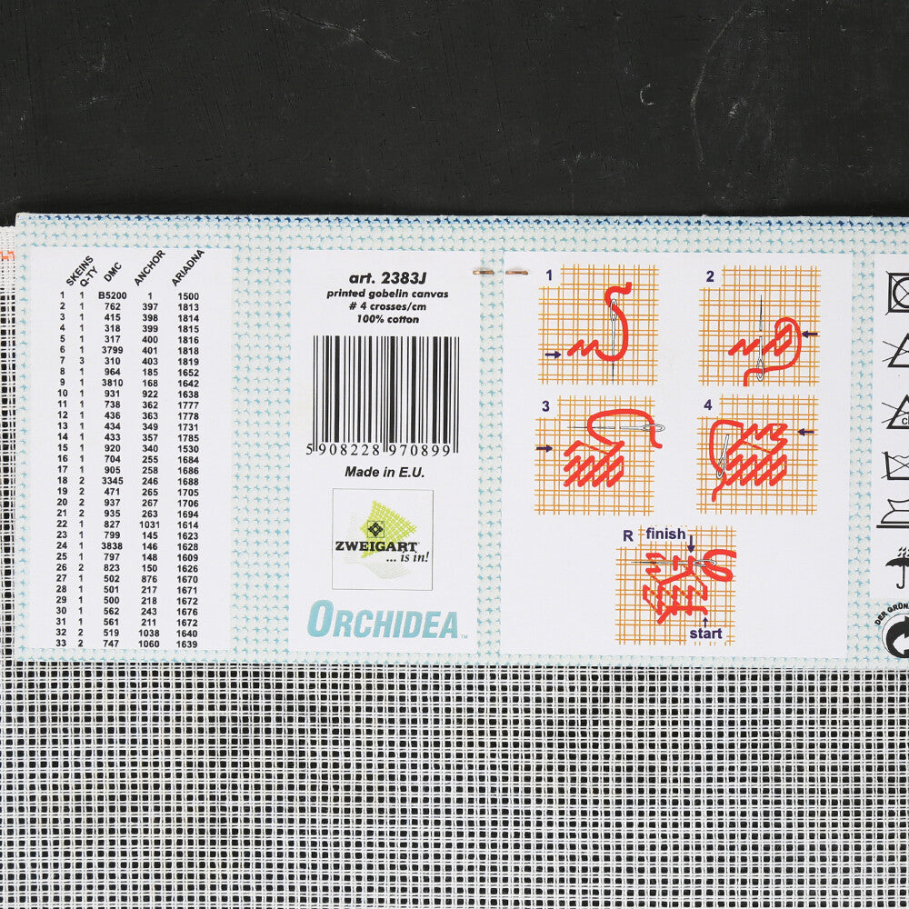 Orchidea 30x40 cm Orlik Castle Baskılı Goblen 2383J