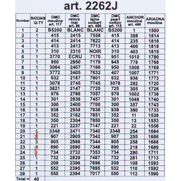 ORCHİDEA 30 x 40 cm Genç Kız Portesi Baskılı Goblen 2262J