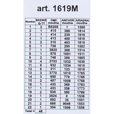 ORCHİDEA 40 x 50 cm Çingene Kadın Baskılı Goblen 1619M