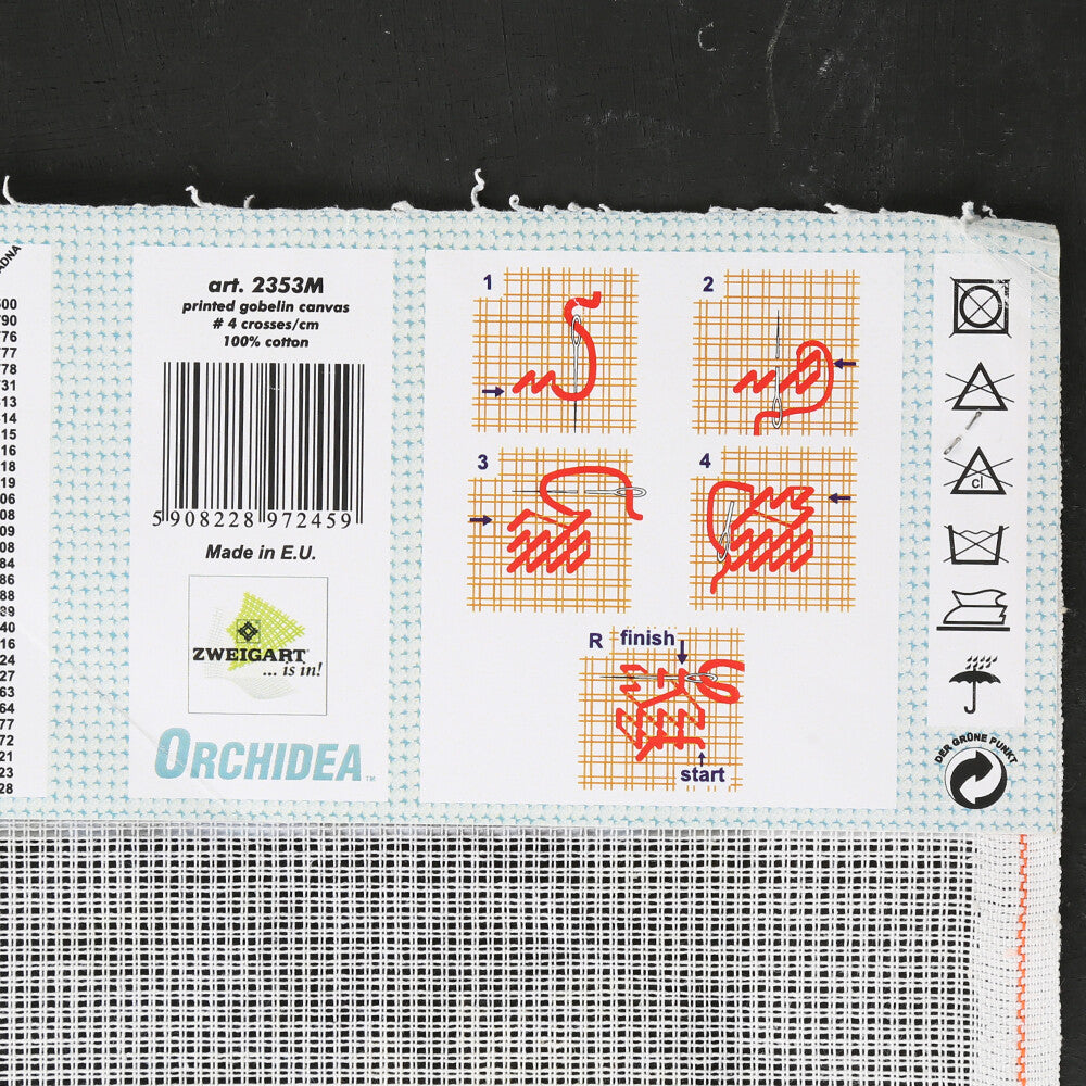 Orchidea 40x50 cm Lazienki - Warsaw Baskılı Goblen 2353M