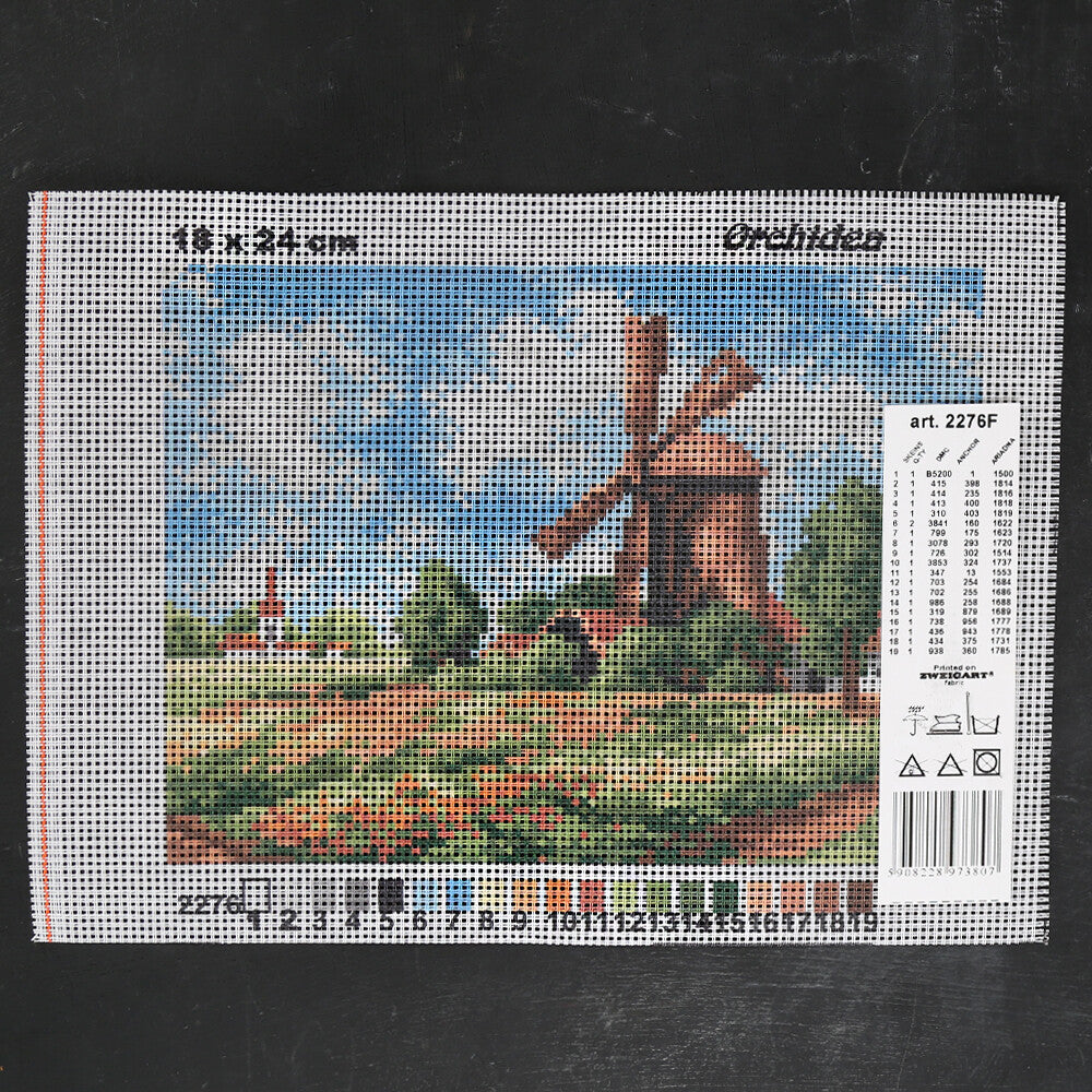 ORCHİDEA 18x24 cm Baskılı Goblen 2276F