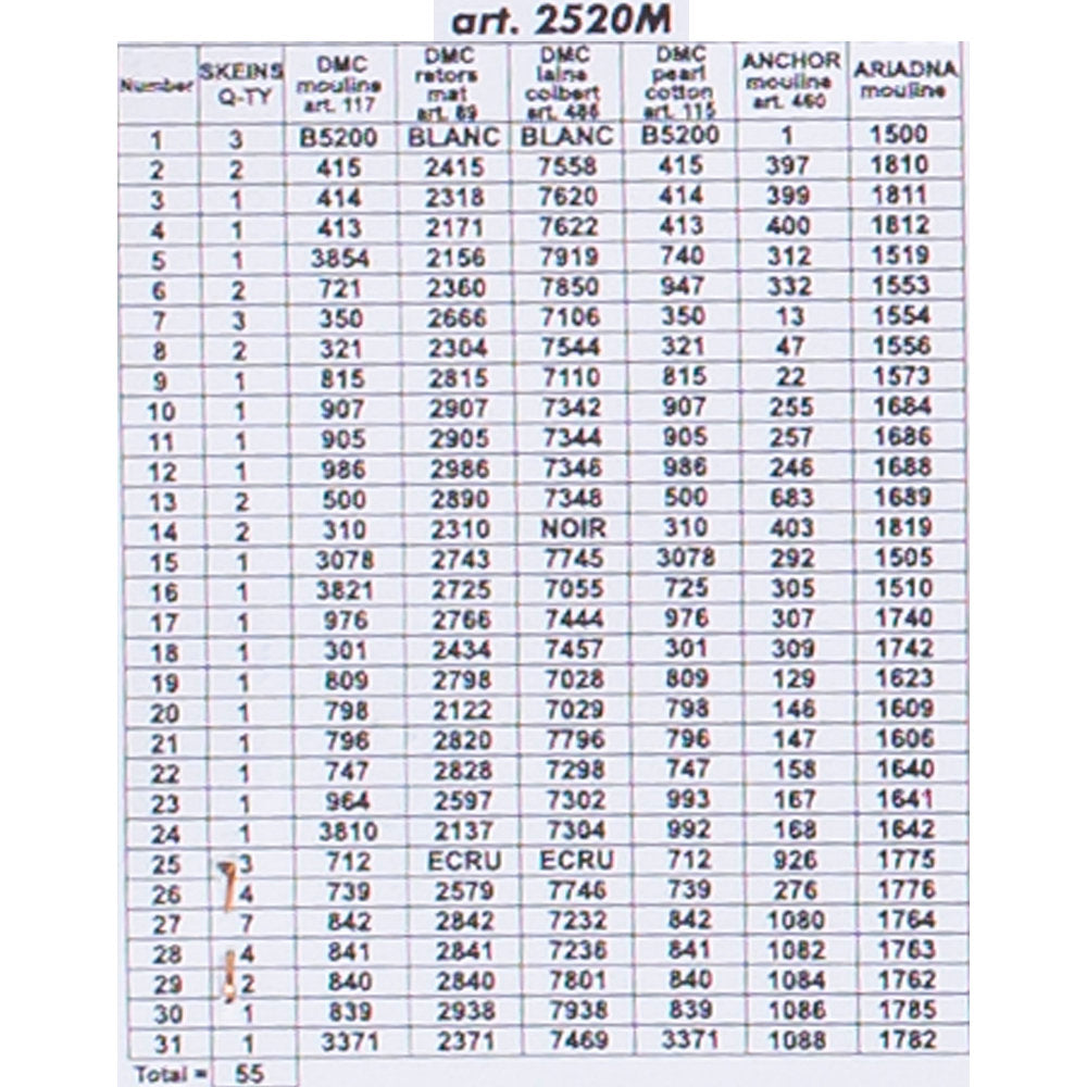 Orchidea 40x50 cm Vazoda Çiçek Baskılı Goblen - 2520M