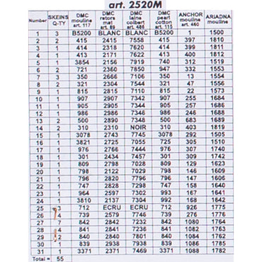 Orchidea 40x50 cm Vazoda Çiçek Baskılı Goblen - 2520M