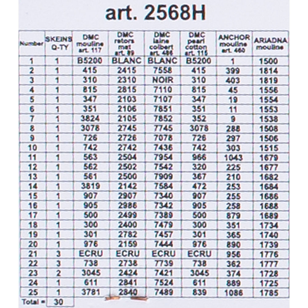 Orchidea 24x30cm Çilekler Baskılı Goblen - 2568H