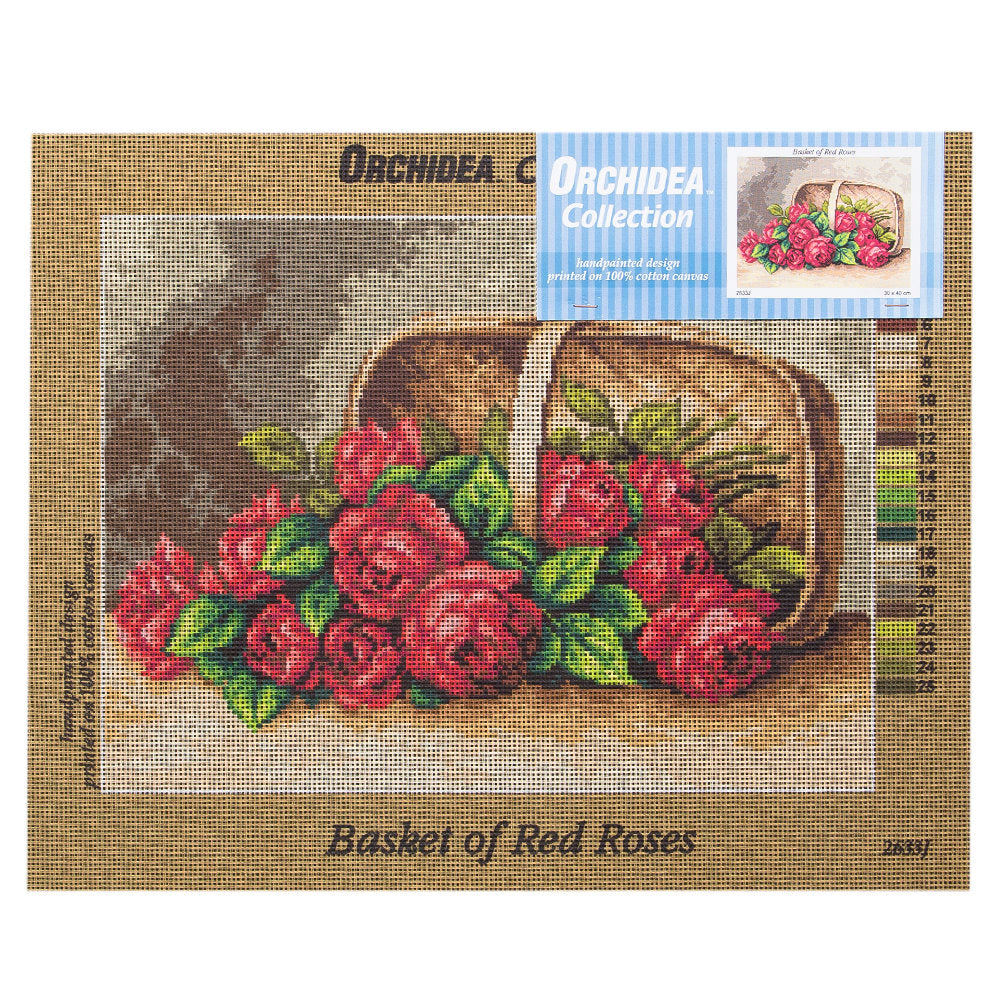 Orchidea 30x40cm Sepette Güller Baskılı Goblen