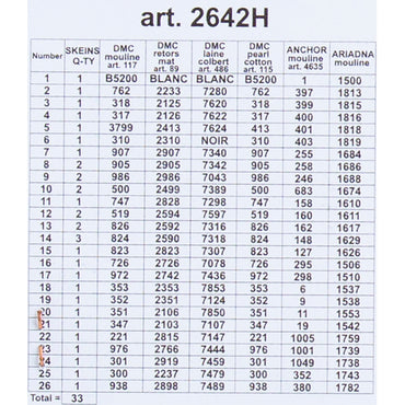 ORCHİDEA 24 x 30 cm Kuş Çifti Kış Baskılı Goblen 2642H