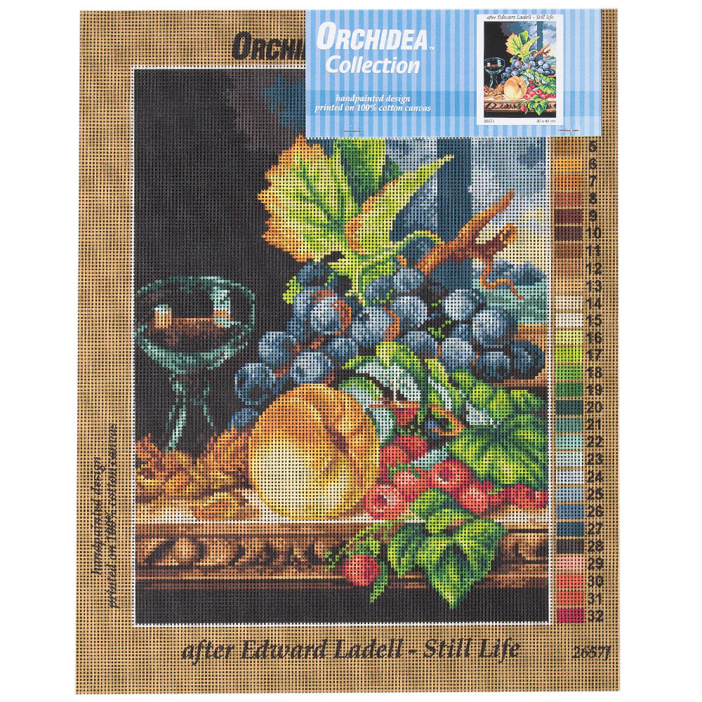 Orchidea 30x40cm Edward Ladell Hayat Baskılı Goblen