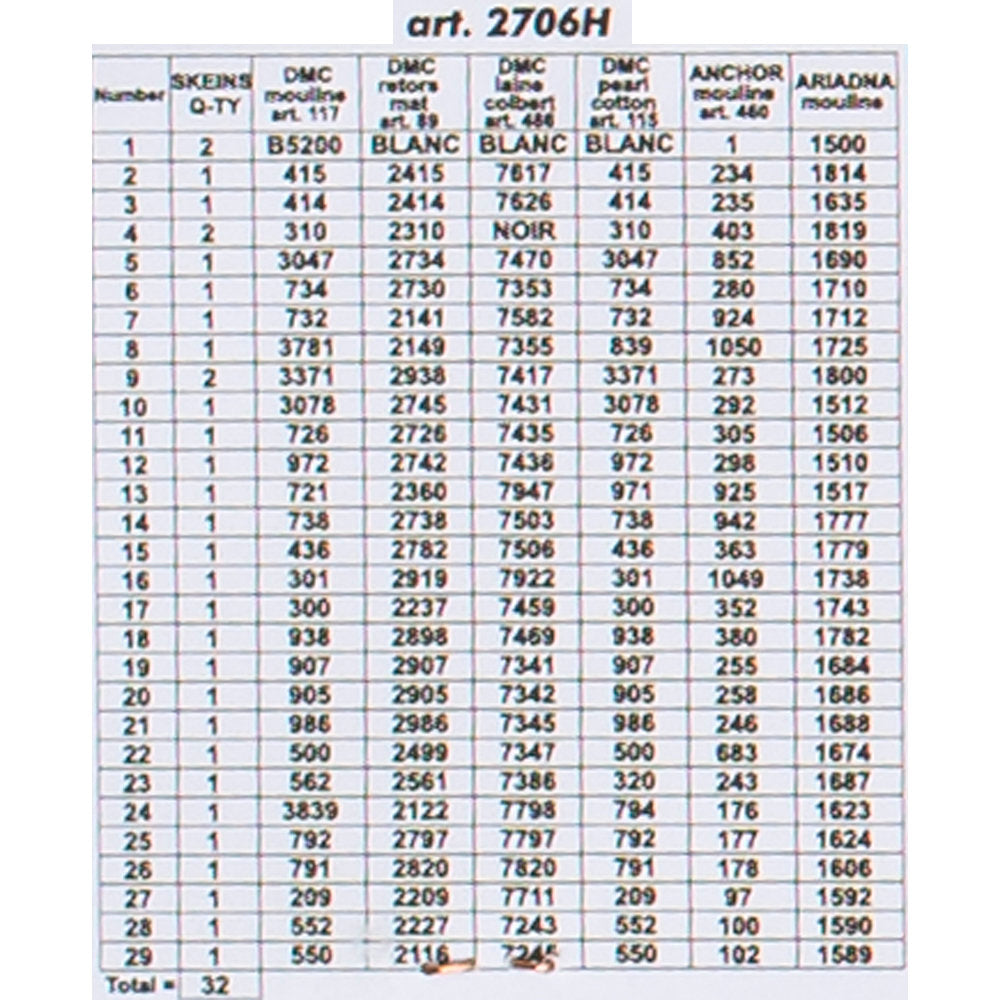 Orchidea 24x30cm Albert Tibulle Furcy de Lavault Baskılı Goblen - 2706H