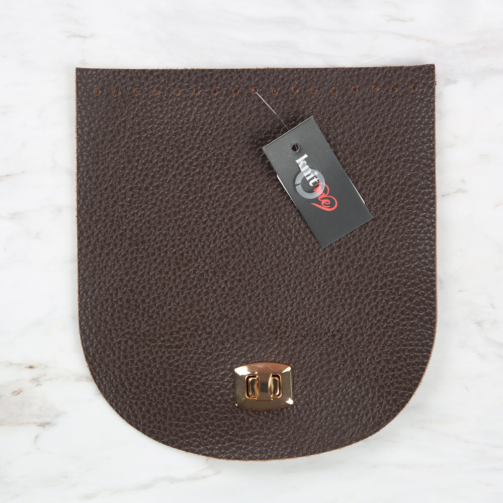 Knitme Kilitli Kapak 18x20 cm Kahverengi BA-0021