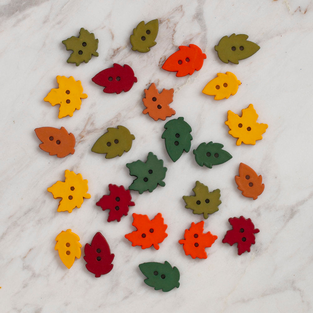 DRESS IT UP YAPRAKLAR DEKORATİF DÜĞME - 1196