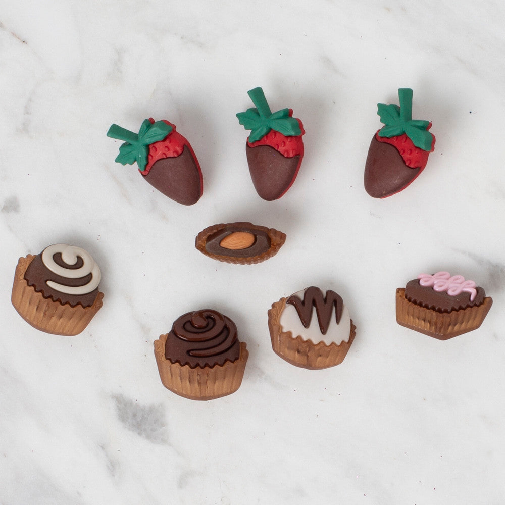 Dress It Up Pasta Dekoratif Düğme - 6544