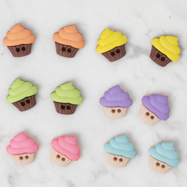 Dress It Up Sevimli Kekler Dekoratif Düğme - 6927