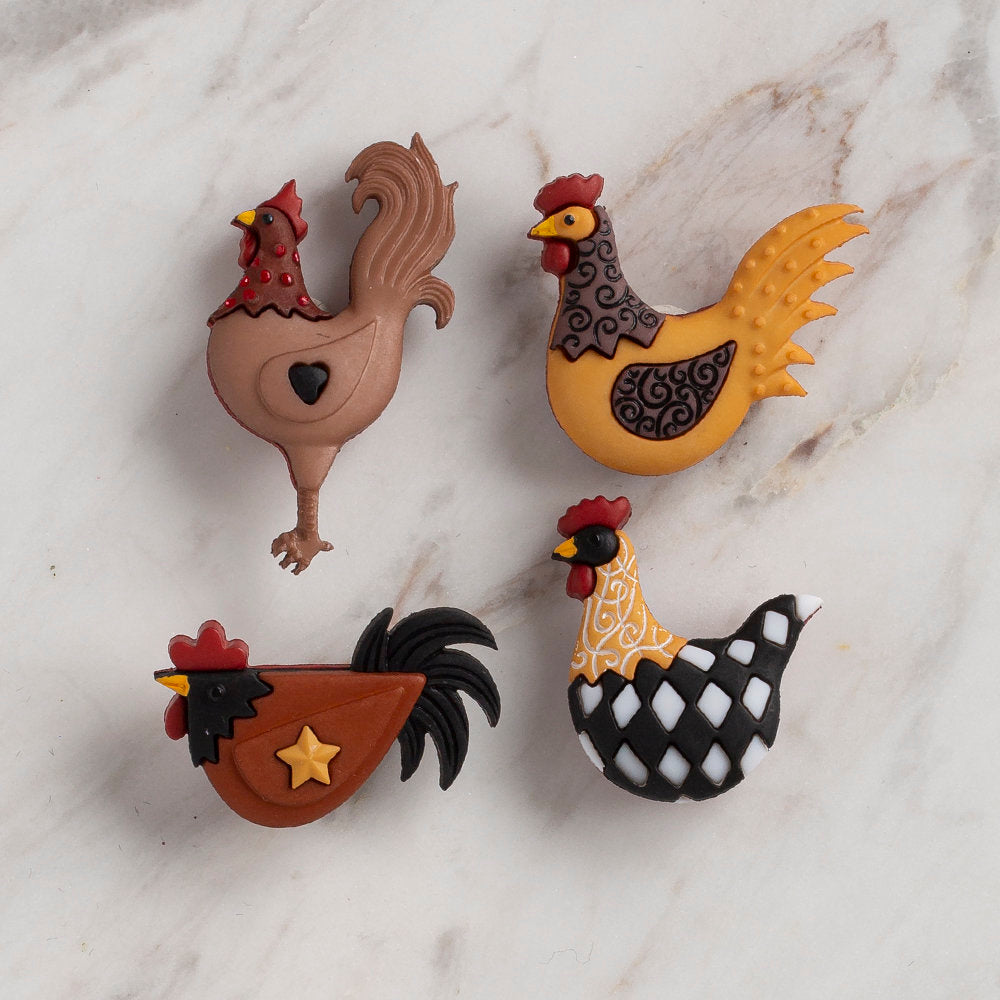 DRESS IT UP KÜMES HAYVANLARI DEKORATİF DÜĞME - 8295