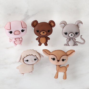 Dress It Up Tatlı Hayvanlar Dekoratif Düğme - 9363