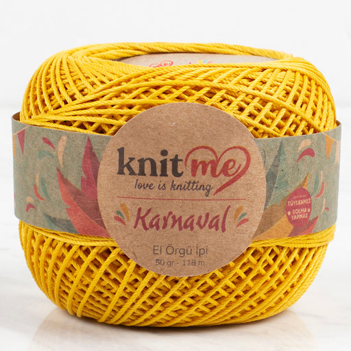 Knit Me Karnaval Sarı El Örgü İpi - 03010