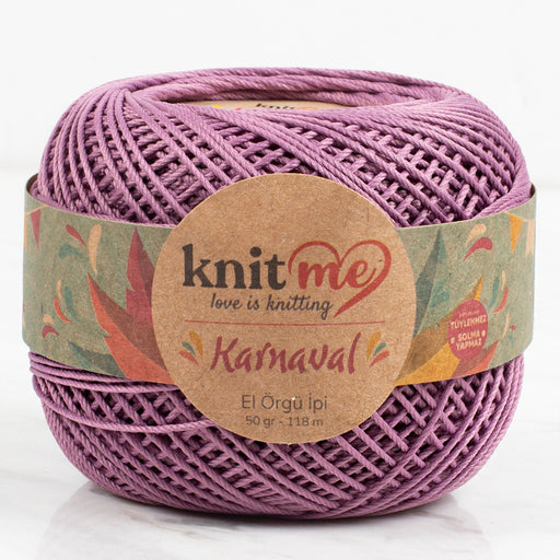 Knit Me Karnaval Koyu Lila El Örgü İpi - 4286